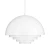Lampa wisząca DIVERSO biała matowa 40 cm -  ST-10055P white - Step Into Design